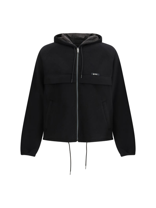 Prada Outer: 100% Polyester; Inner: 100% Polyamide jacket in black