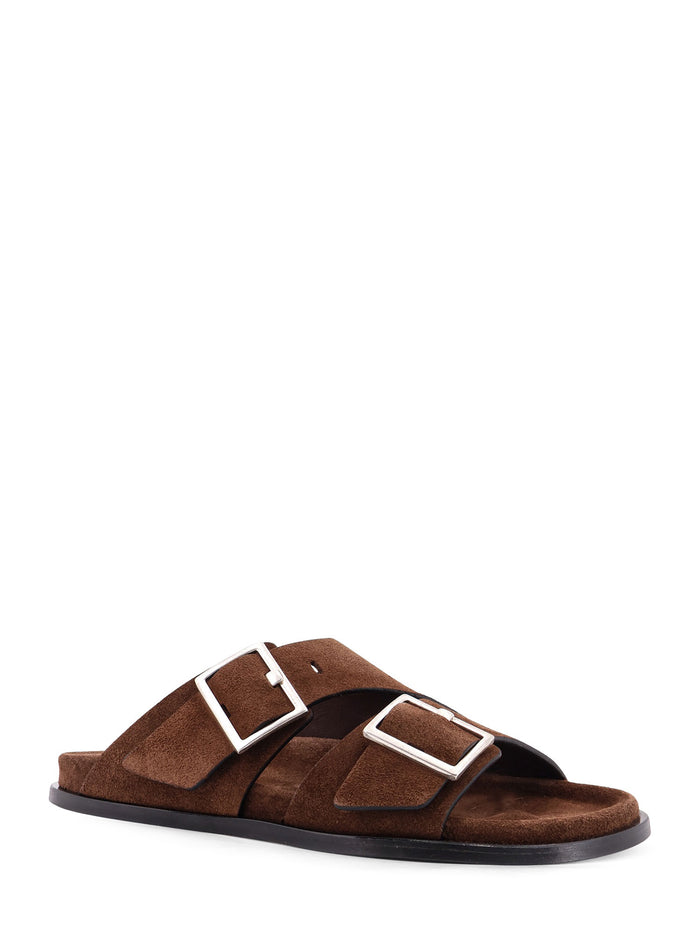 ALOHAS Sandals Brown Suede