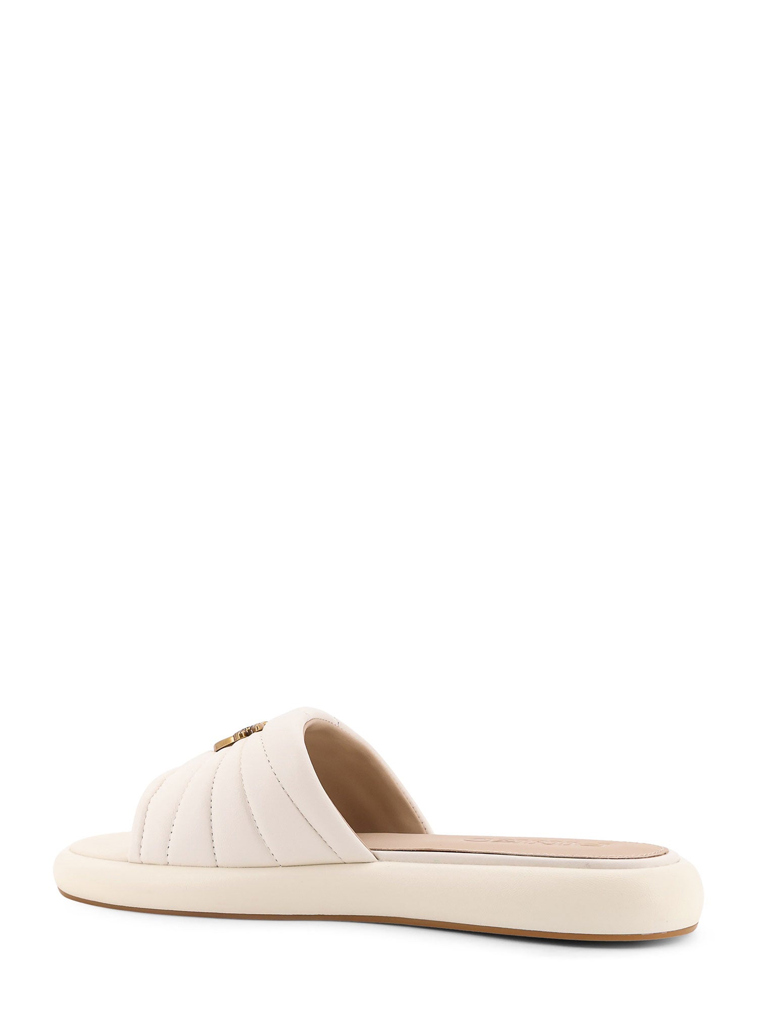 Pinko Sandals White Pelle