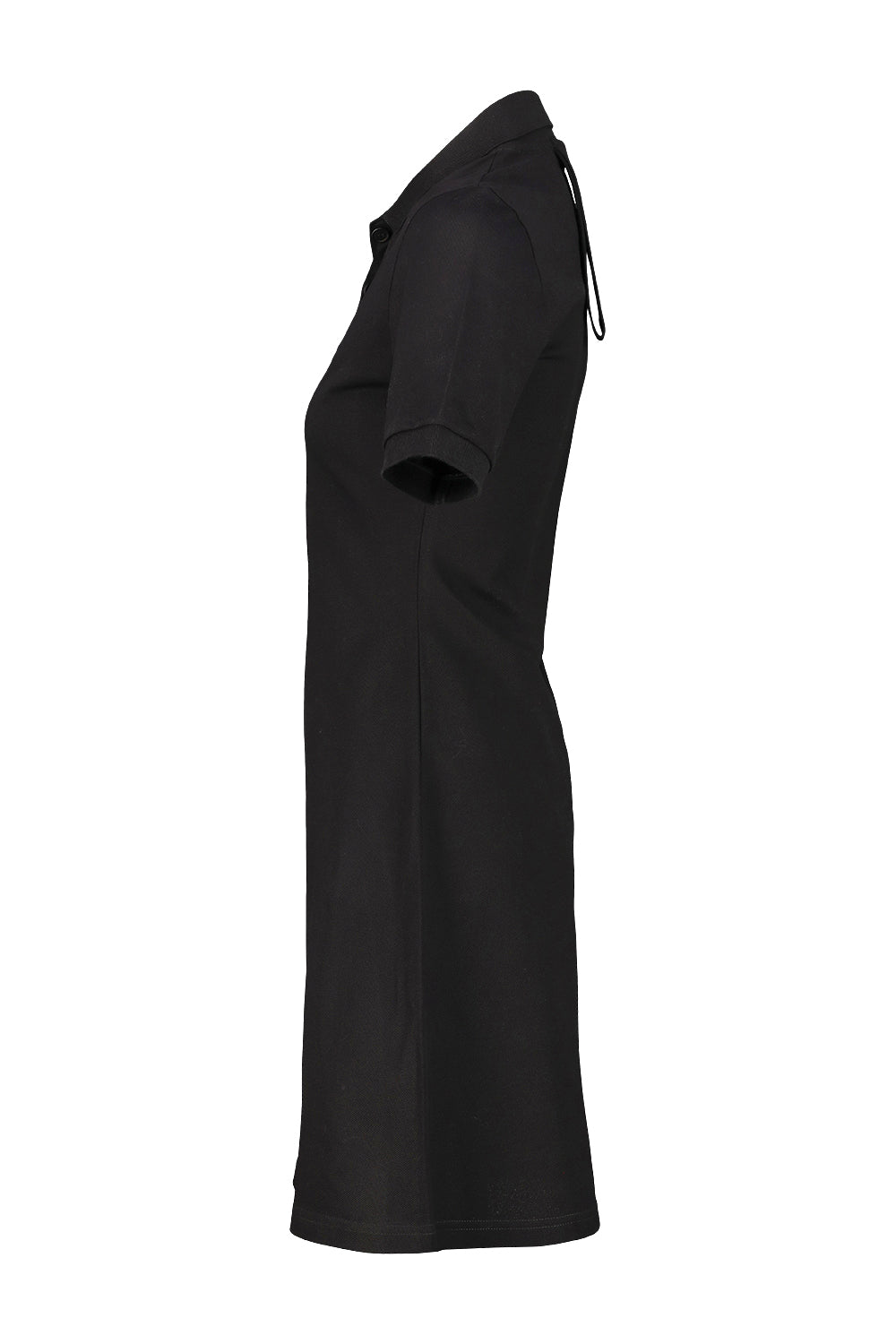 Courrège Polo Piquè Mini Dress Black Cotton Abito