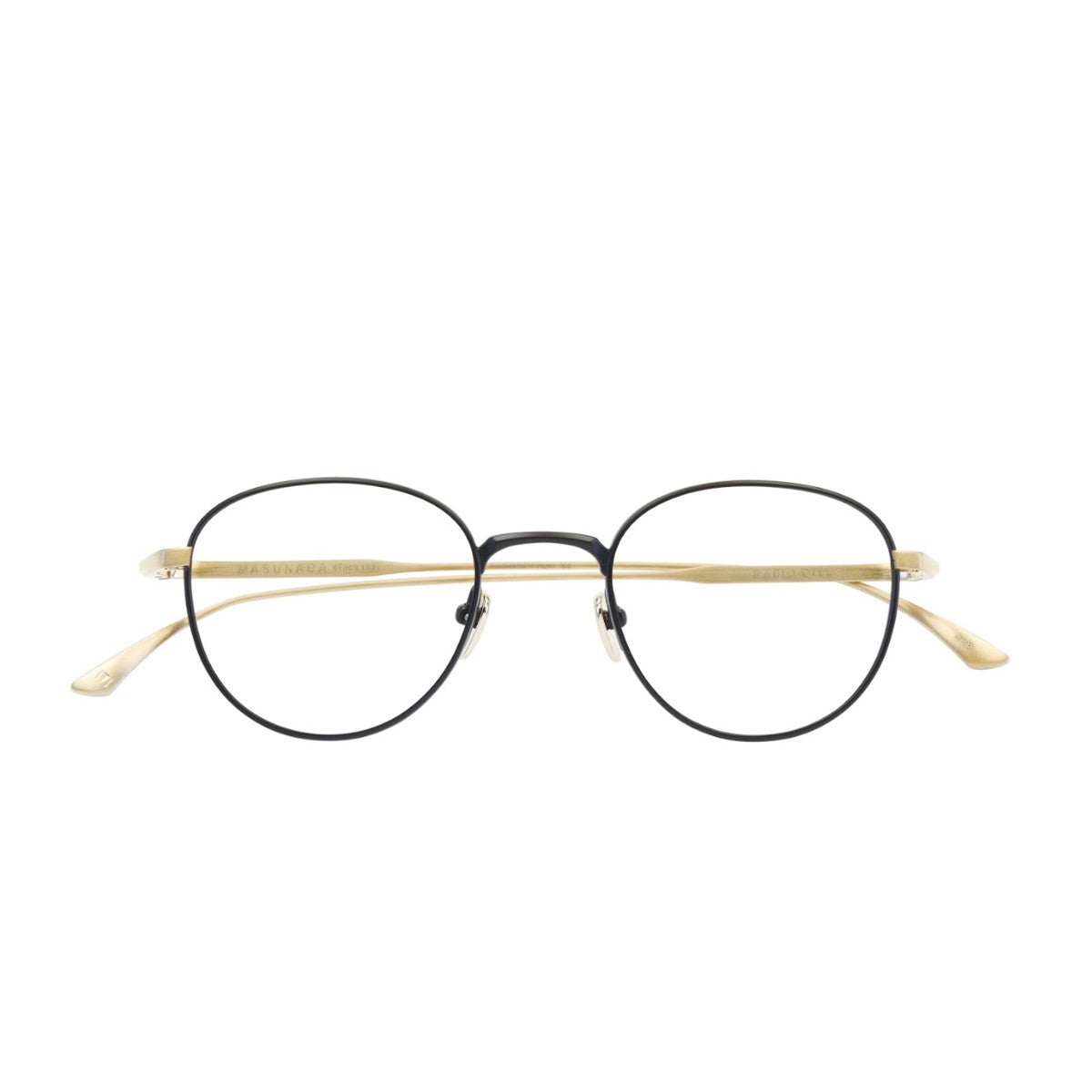 Masunaga Radio City Black Titanio Optical Frames