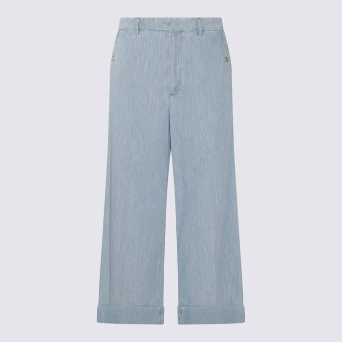 Valentino Trousers Blue _co