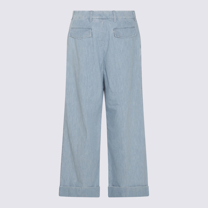 Valentino Trousers Blue _co