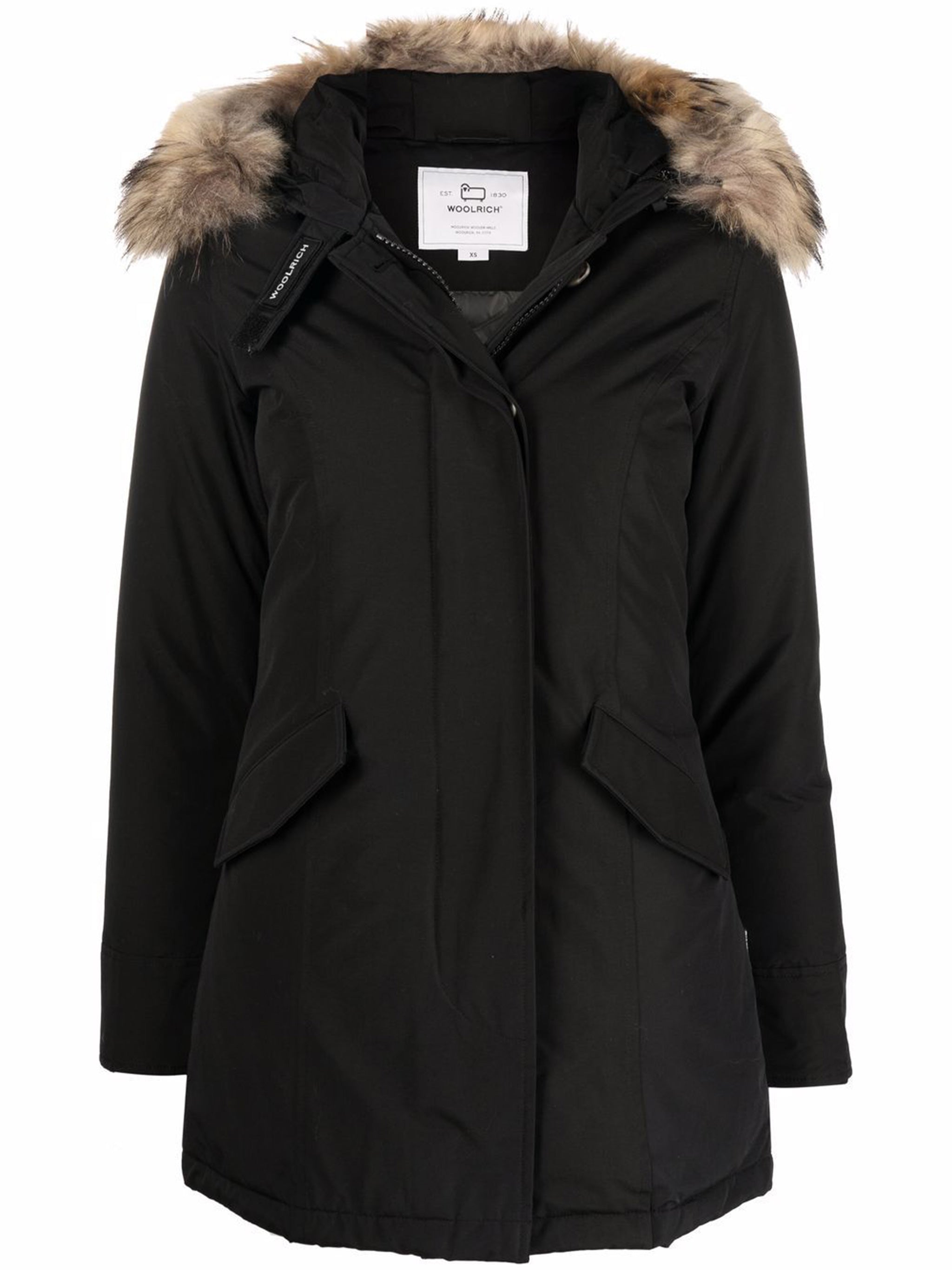Arctic Raccoon Parka Black Co Pa Cappotto