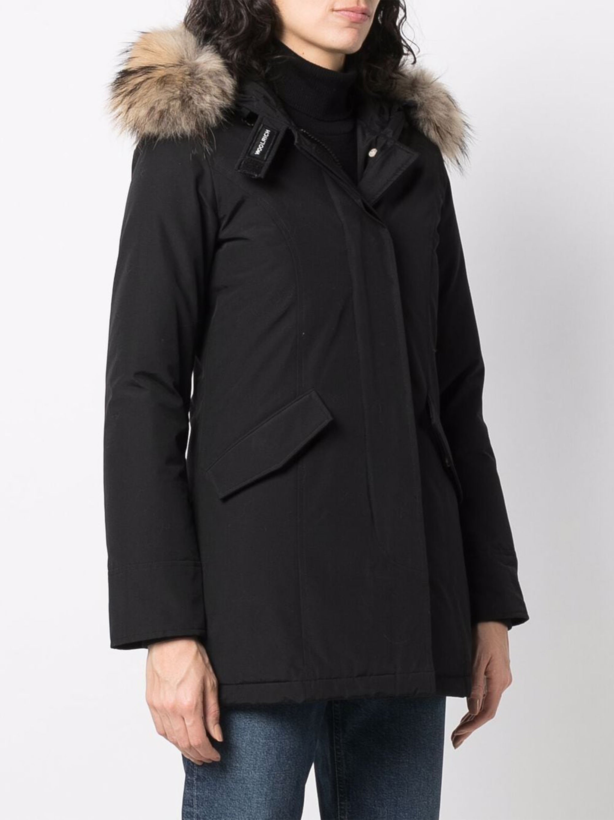 Arctic Raccoon Parka Black Co Pa Cappotto