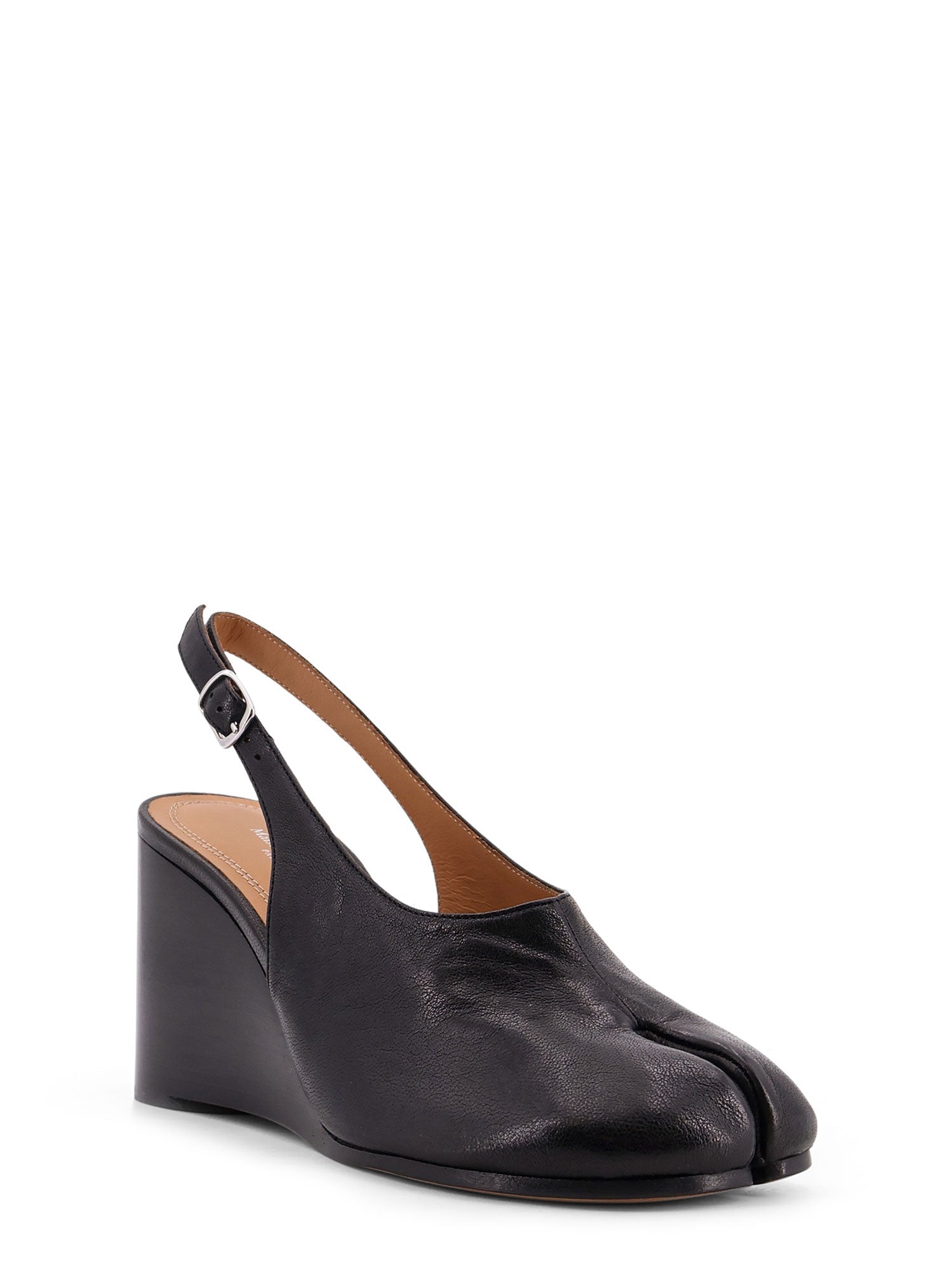Maison Margiela With Heel Black Pelle