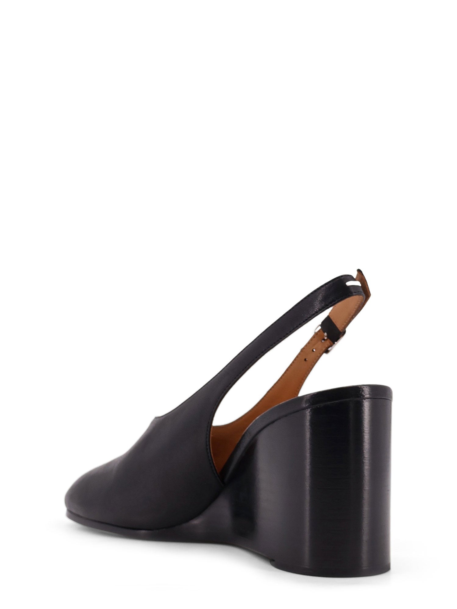 Maison Margiela With Heel Black Pelle