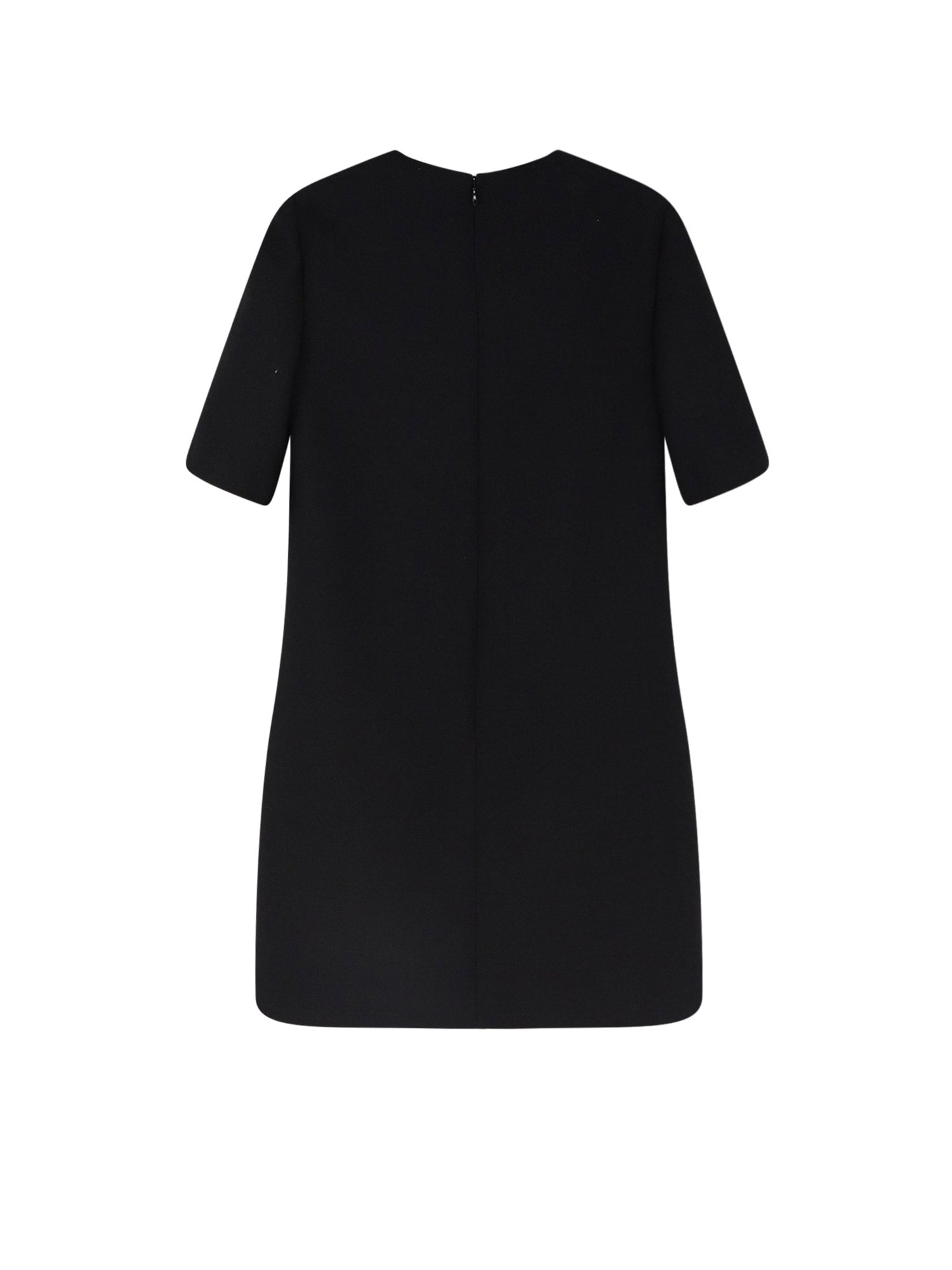 Valentino Dresses Nero Avorio Virgin Wool Silk