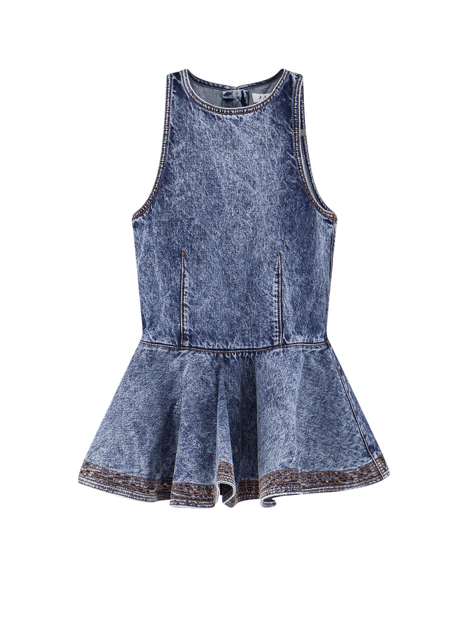 Alaia T-shirts and Polos Bleu Neige Cotone Poliuretano