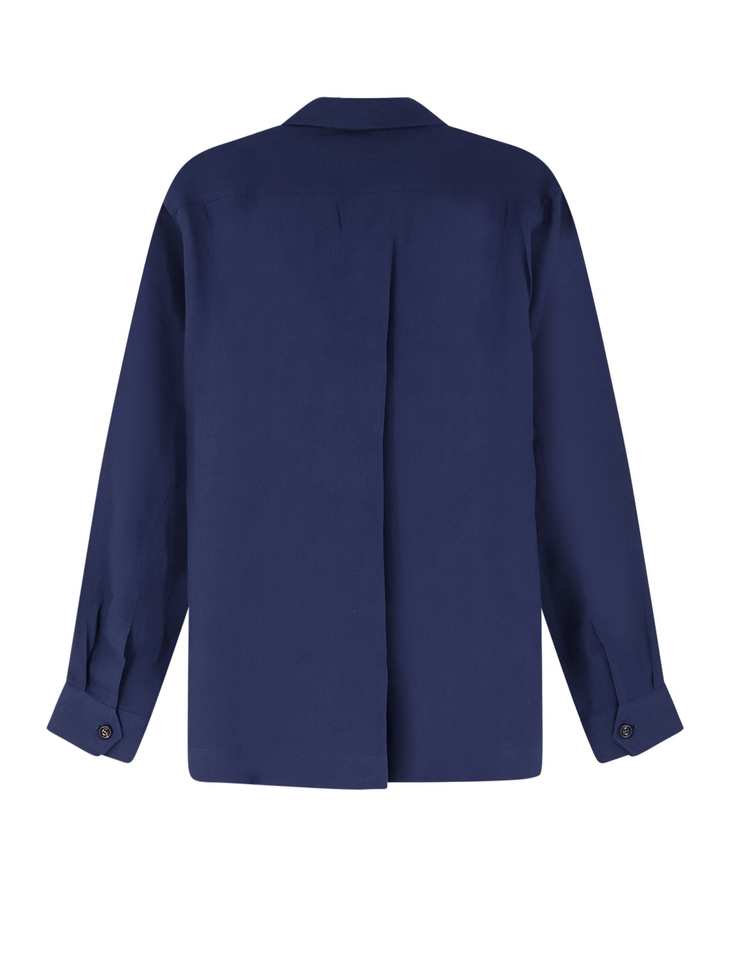 Brunello Cucinelli Shirts Blue Lino
