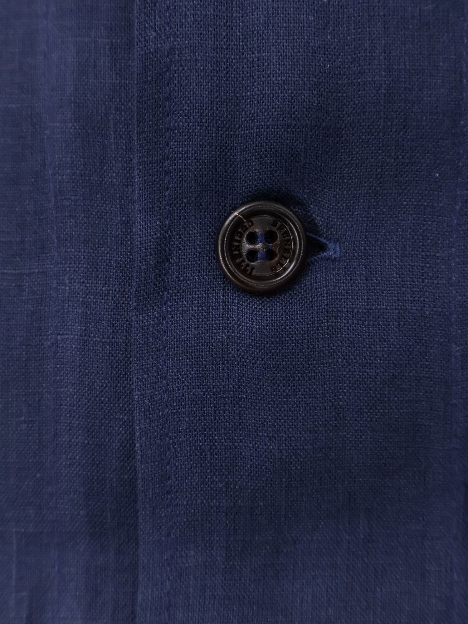 Brunello Cucinelli Shirts Blue Lino