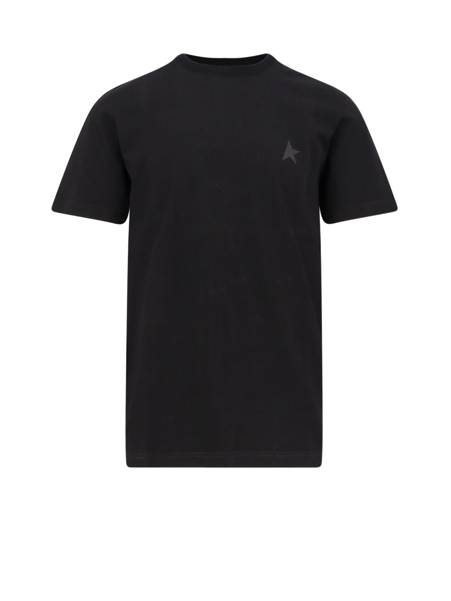 Golden Goose T-shirts and Polos Black Cotone
