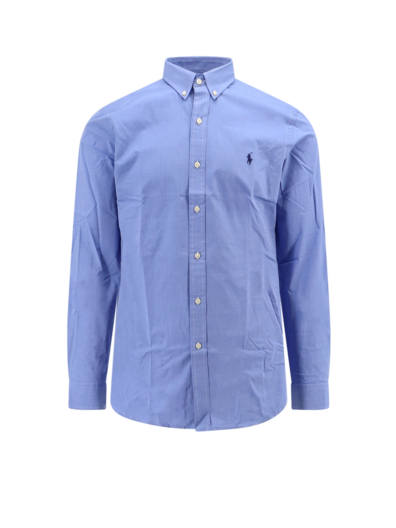 Polo Ralph Lauren Shirts Blue End On Cotone Elastan