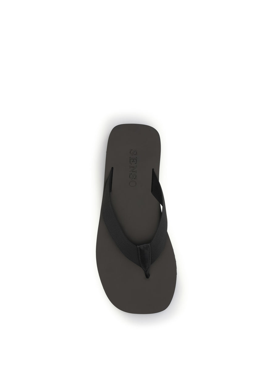 Flip-Flop Sandals Ebony Upper: Rubber