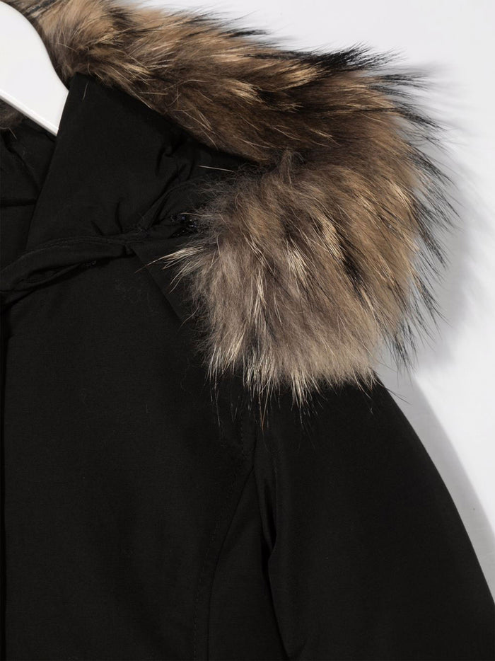Arctic Raccoon Parka Black Co Pa Cappotto
