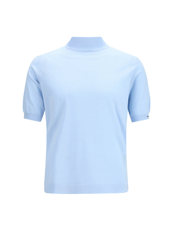 Prada 100% cotton sweater in blue