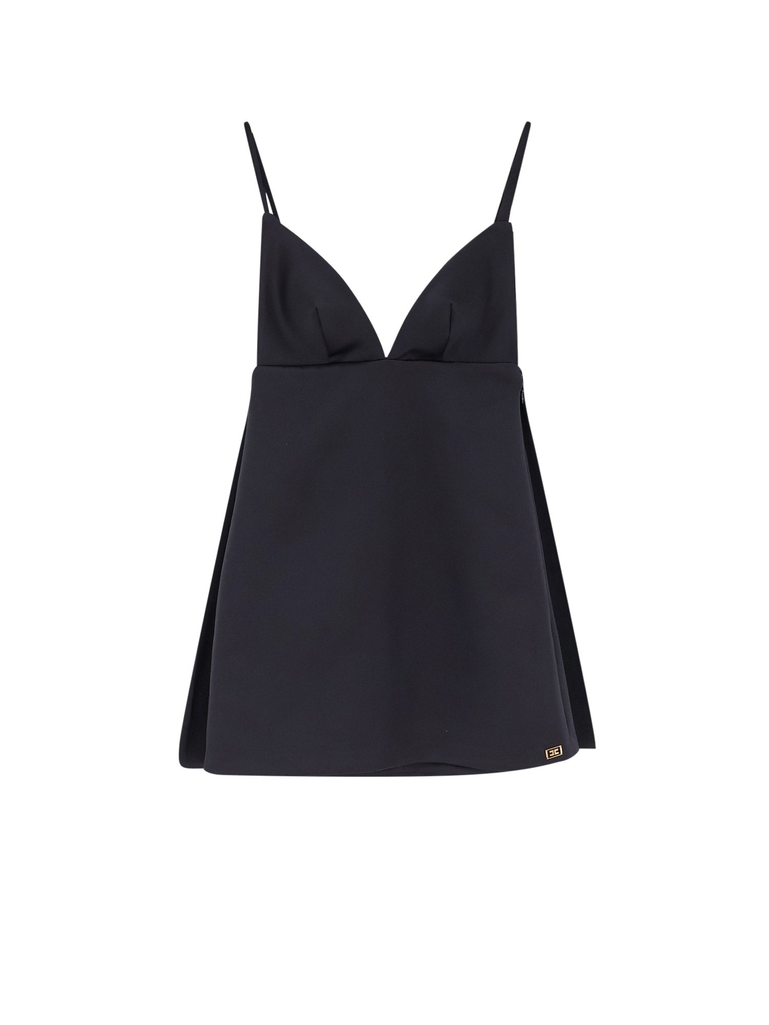 Elisabetta Franchi Dresses Black Poliestere