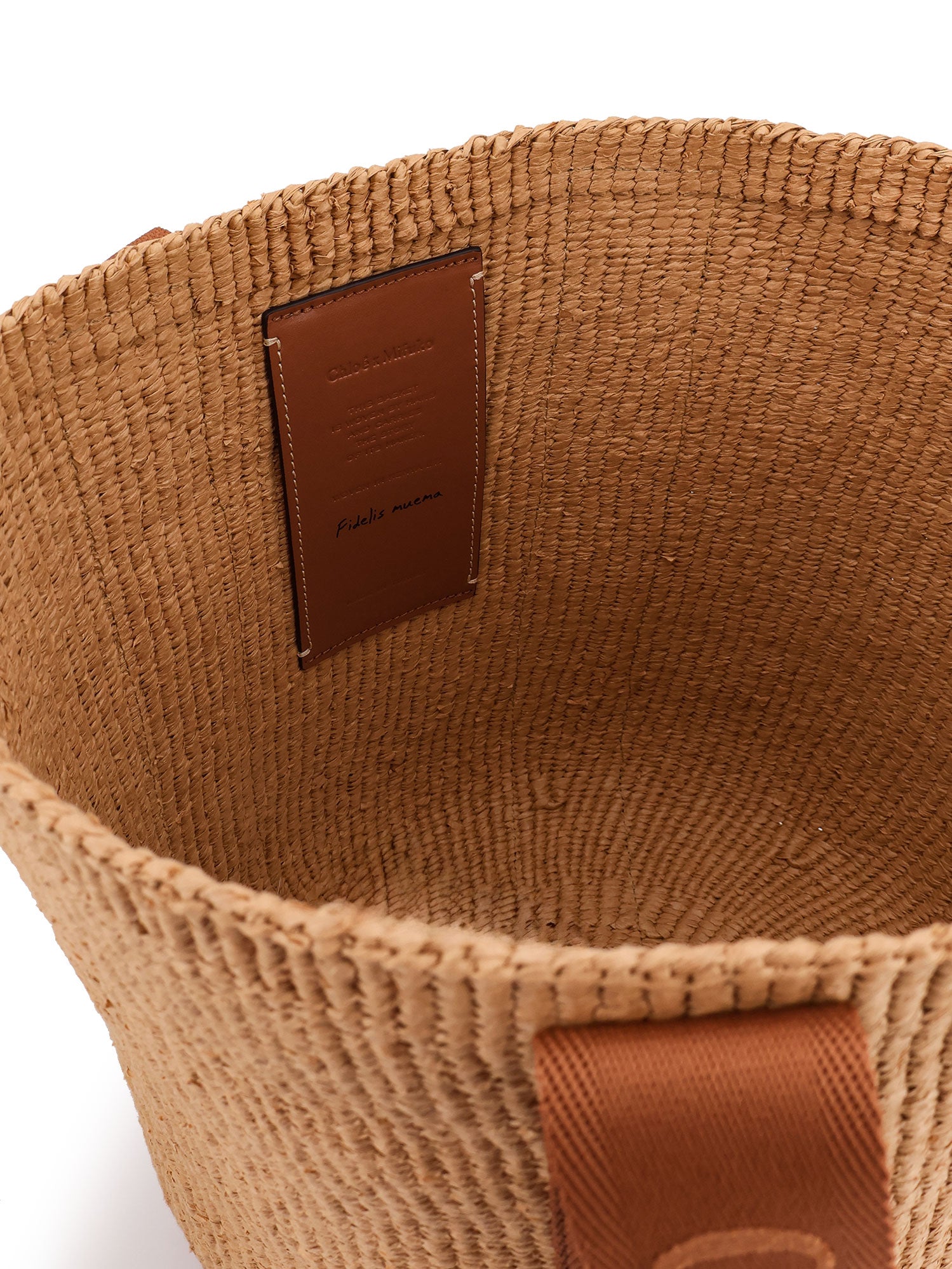 Chloè Bags Dusty Tan Rafia