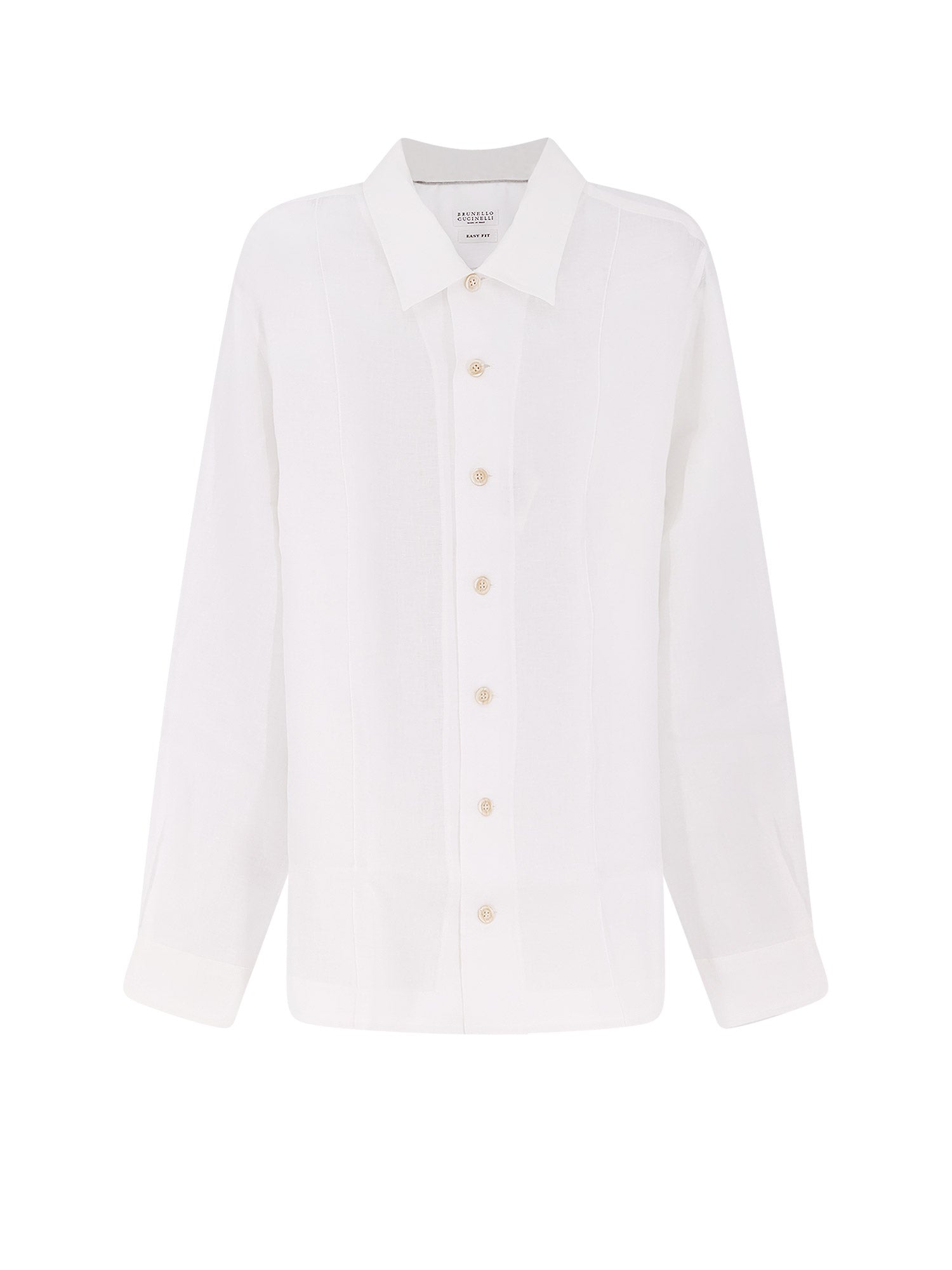 Brunello Cucinelli Shirts White Lino