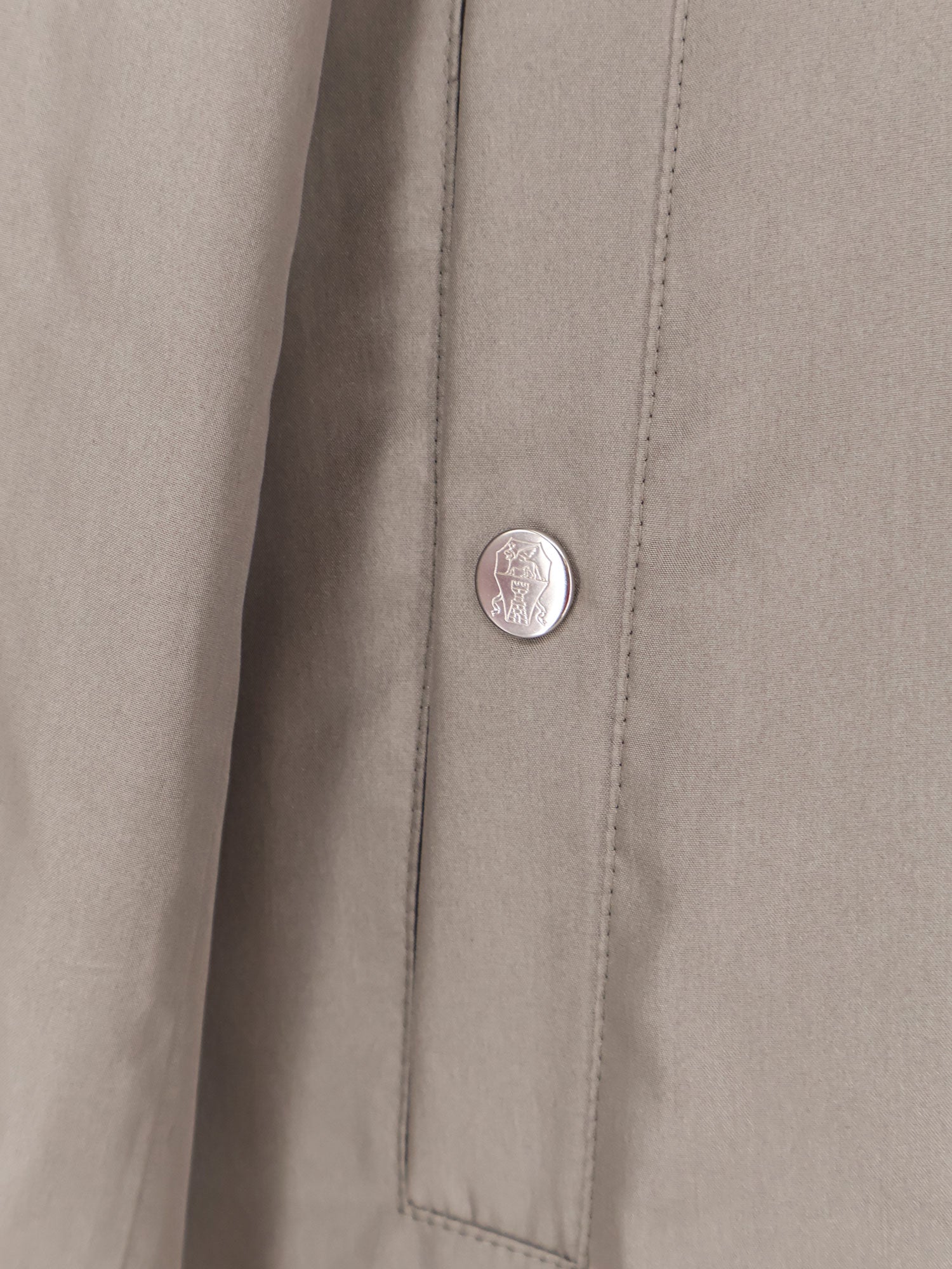 Brunello Cucinelli Jackets Kaki Seta Poliuretano