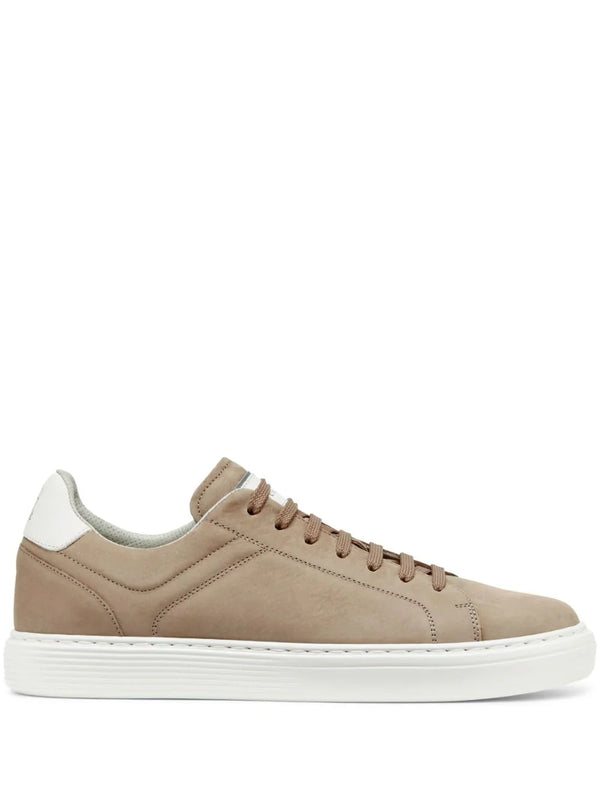 Brunello Cucinelli Calf Suede 100% (Outer) sneaker in beige