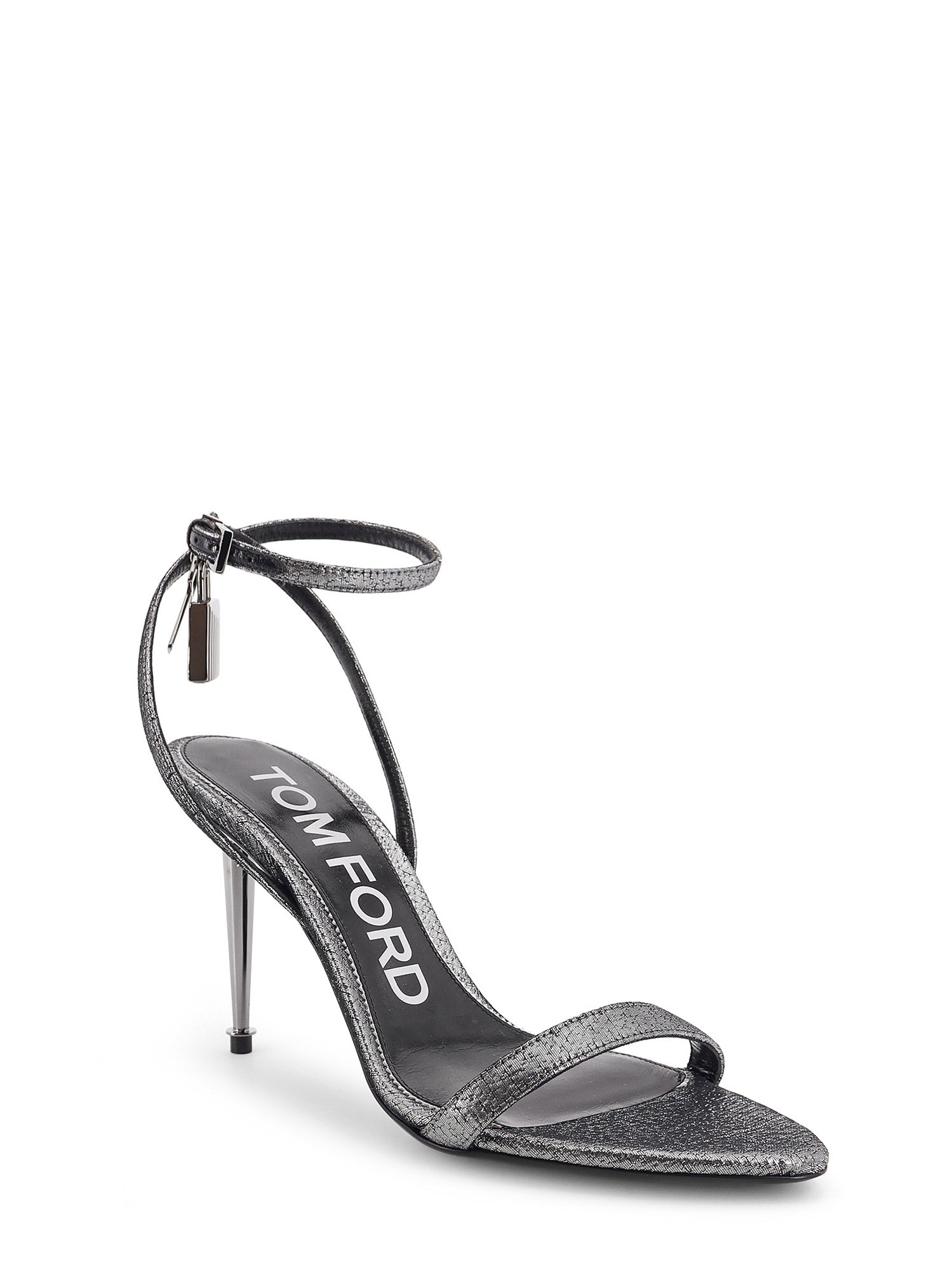 Tom Ford Sandals Dark Silver Poliestere