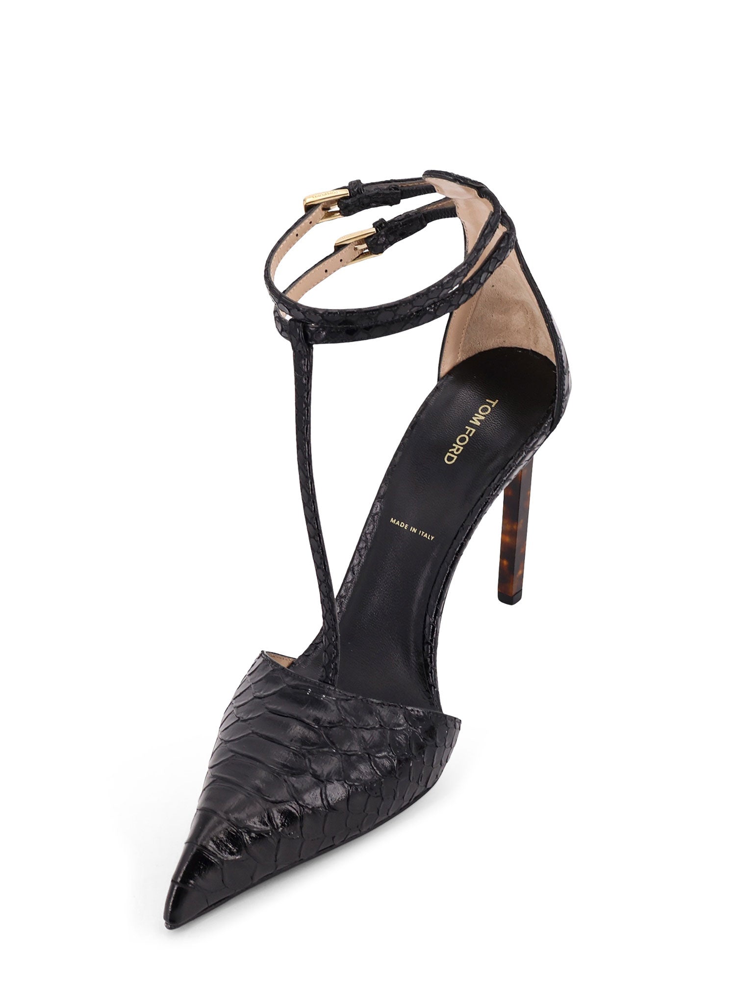 Tom Ford With Heel Black Pelle