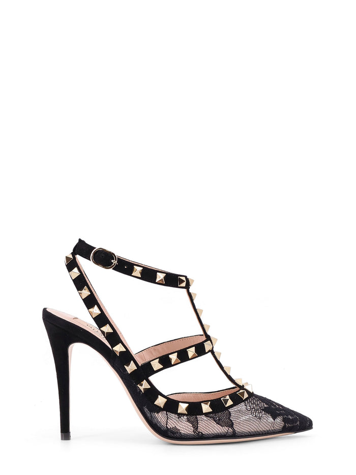 Valentino Garavani With Heel Black Pelle