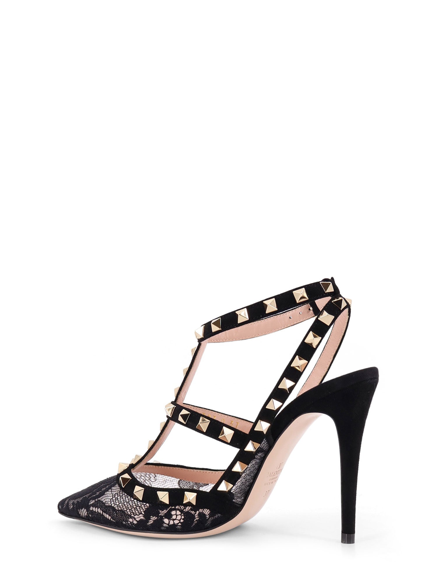 Valentino Garavani With Heel Black Pelle