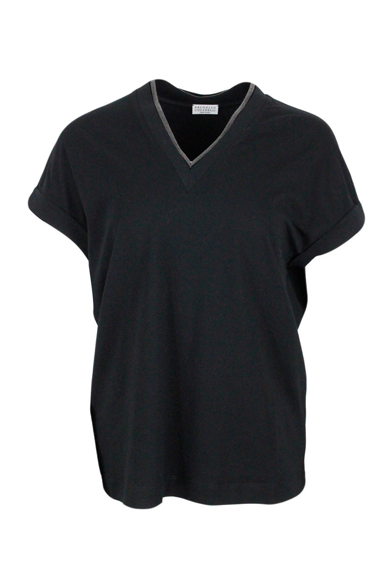 Brunello Cucinelli T-Shirts And Polos Black 93co 7ea