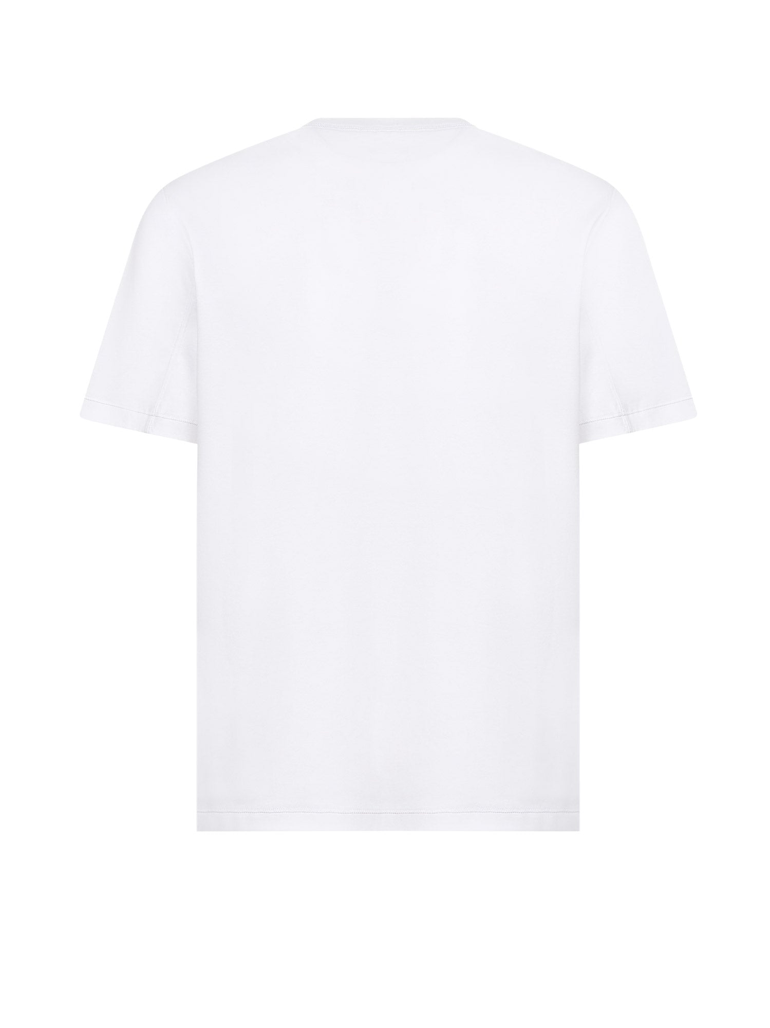 Brunello Cucinelli T-Shirts And Polos Bianco Grigio Cotone