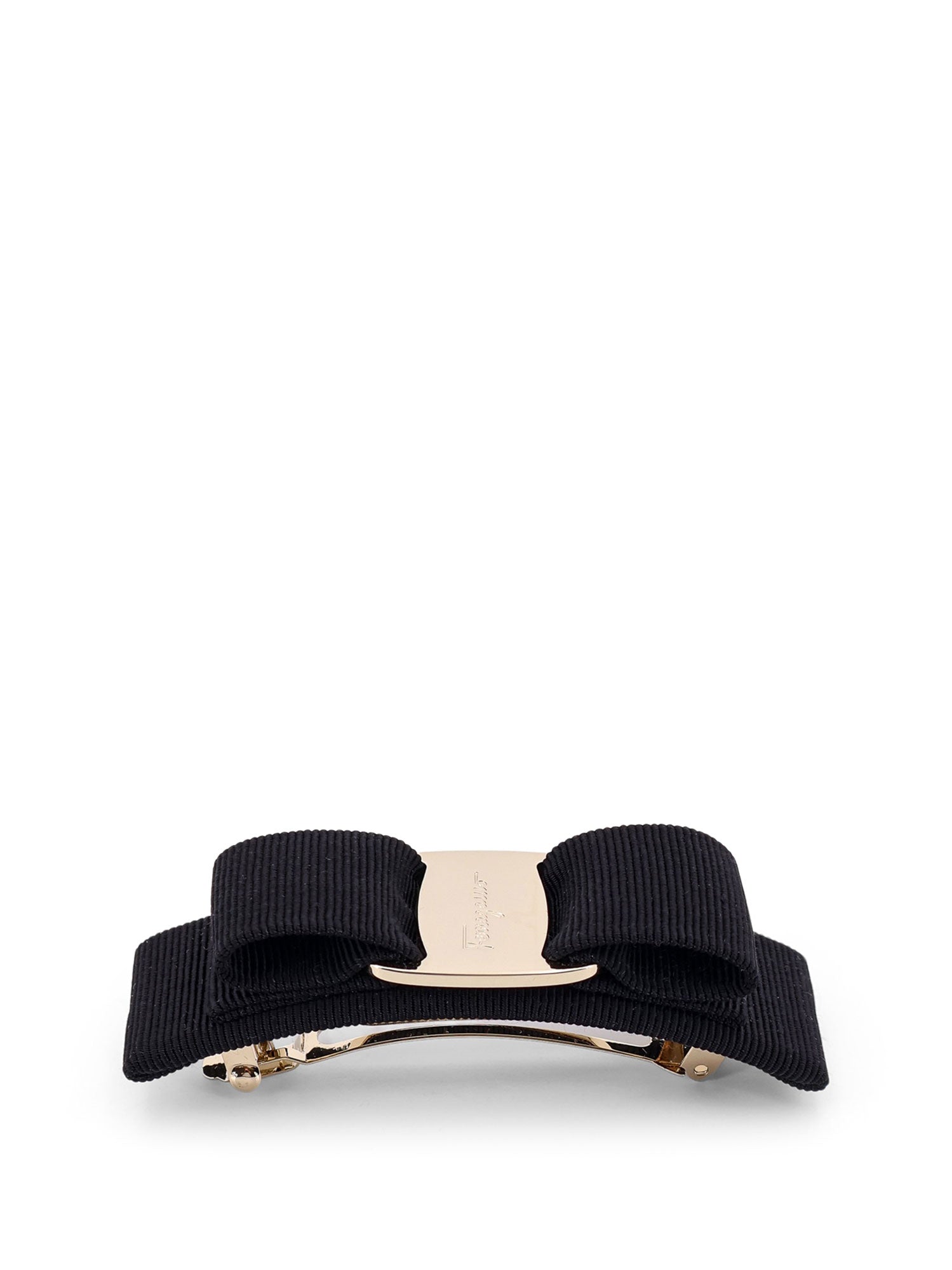 Ferragamo Accessories Black Cotone/metallo