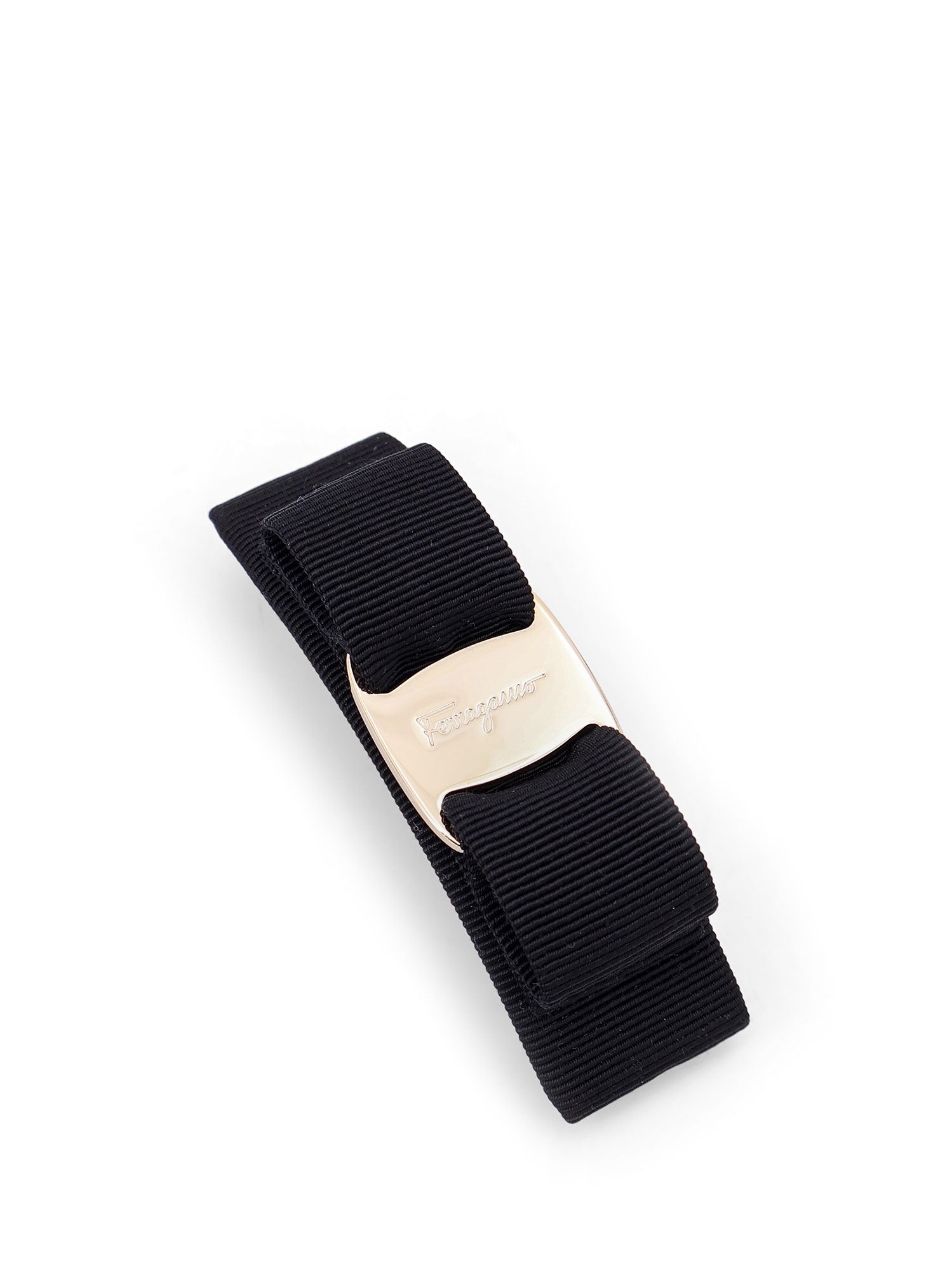 Ferragamo Accessories Black Cotone/metallo