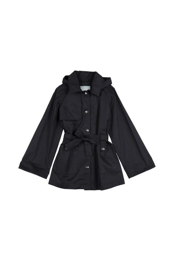 Herno 100% Cotton coat in navy