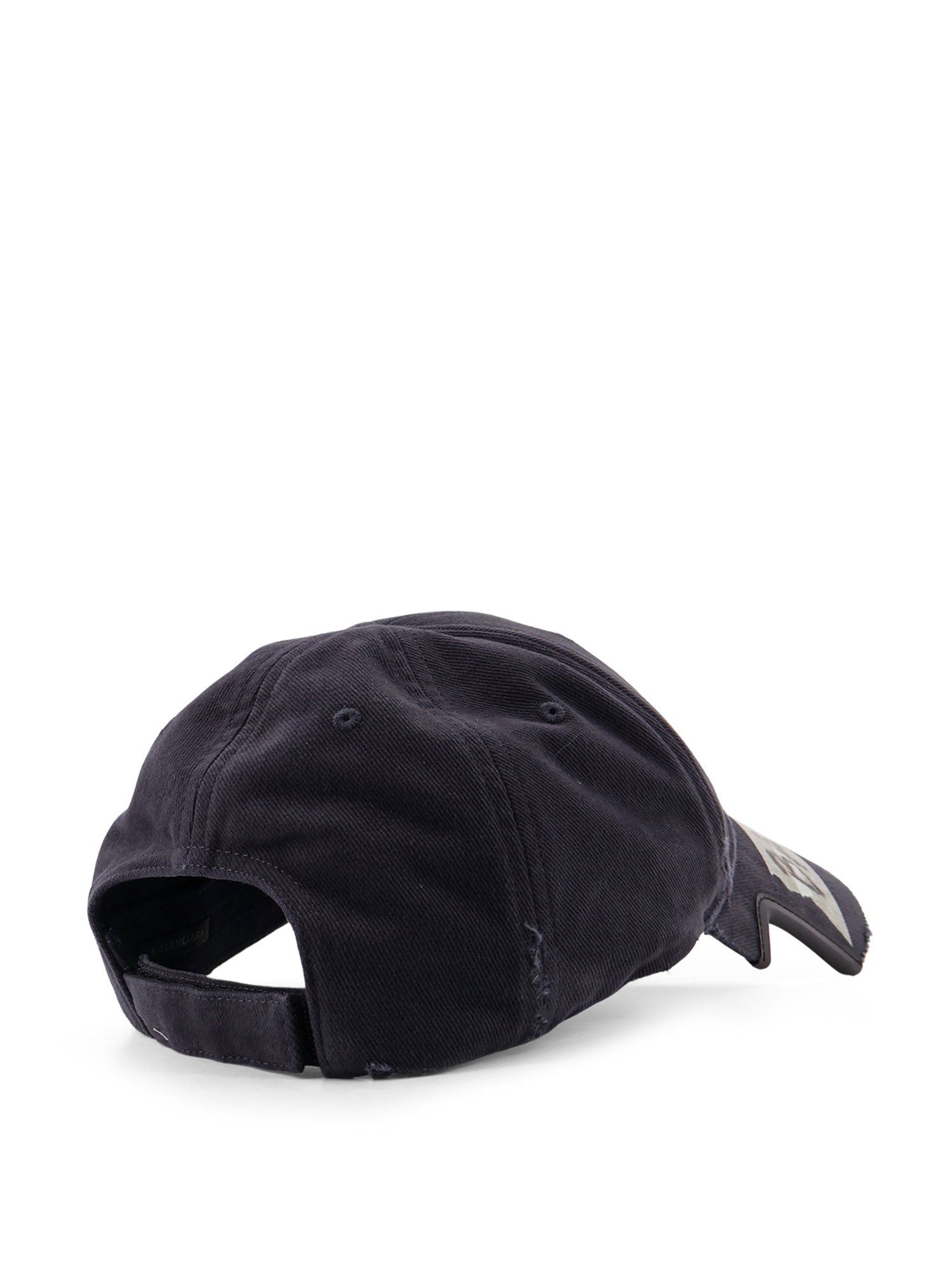 Balenciaga Hats Faded Washed Black Cotone