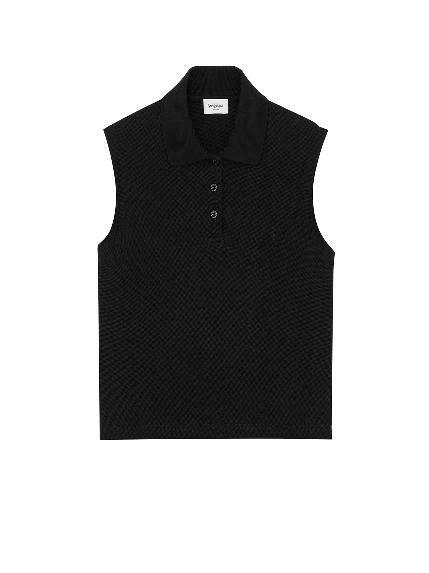 Saint Laurent T-shirts and Polos Black Cotone