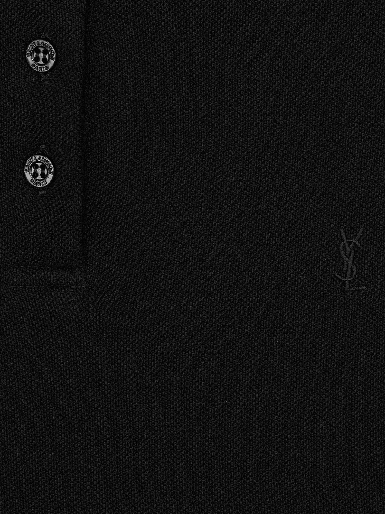 Saint Laurent T-shirts and Polos Black Cotone