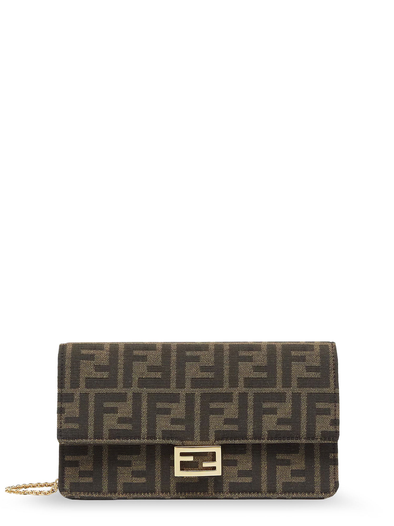 Fendi Bags Tabacco Moro O.soft Tessuto Ff