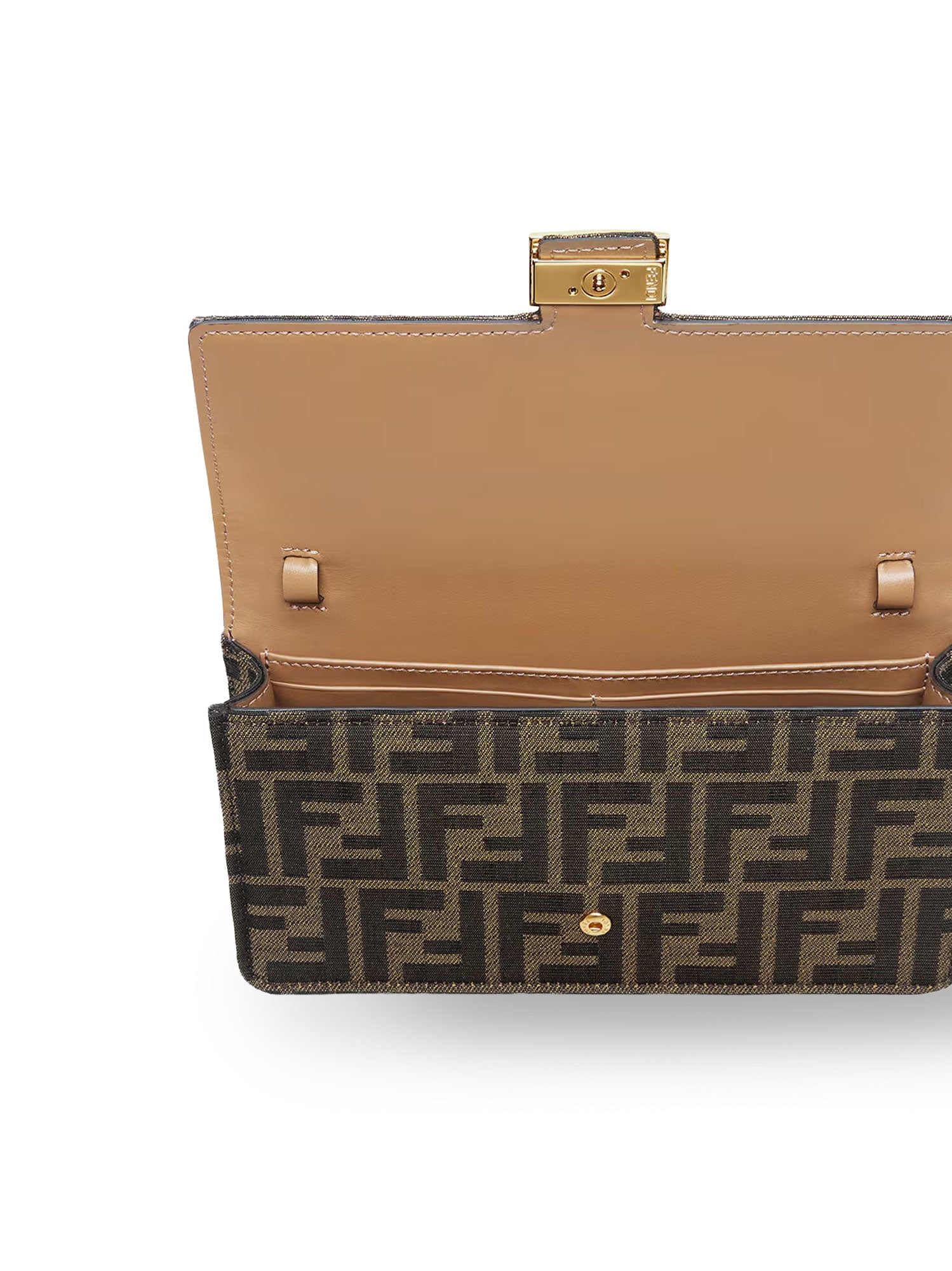 Fendi Bags Tabacco Moro O.soft Tessuto Ff