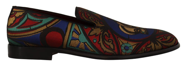 Dolce & Gabbana 53% Silk loafer in multicolor