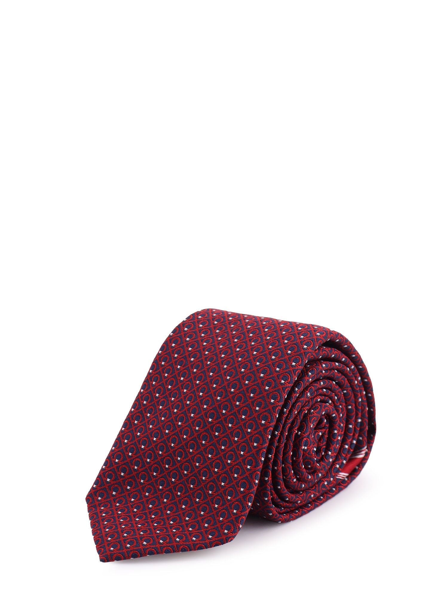 Ferragamo Ties Bordeaux Seta