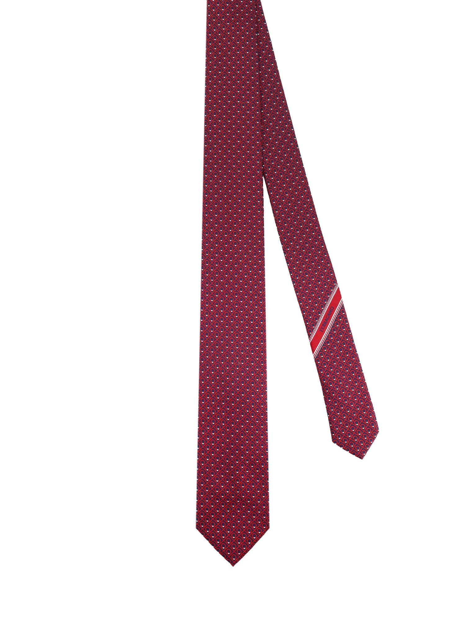Ferragamo Ties Bordeaux Seta