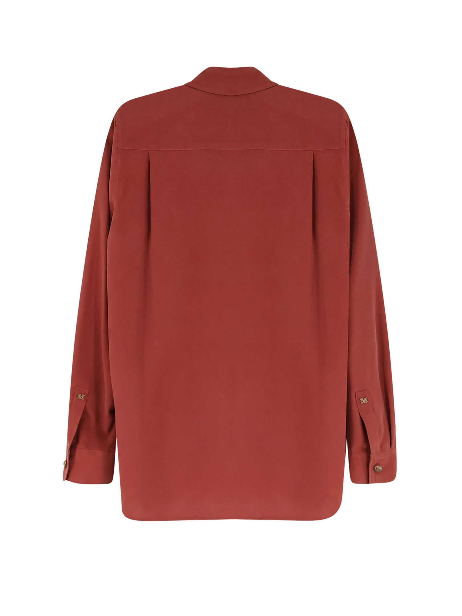 Max Mara Shirts Terracotta Seta
