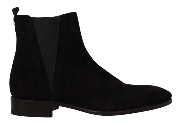 Dolce & Gabbana 100% Suede Leather boot in black