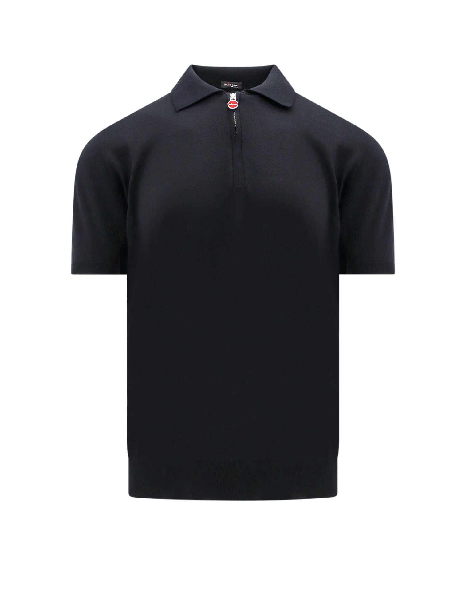 KITON CIRO PAONE T-shirts and Polos Black Cotone
