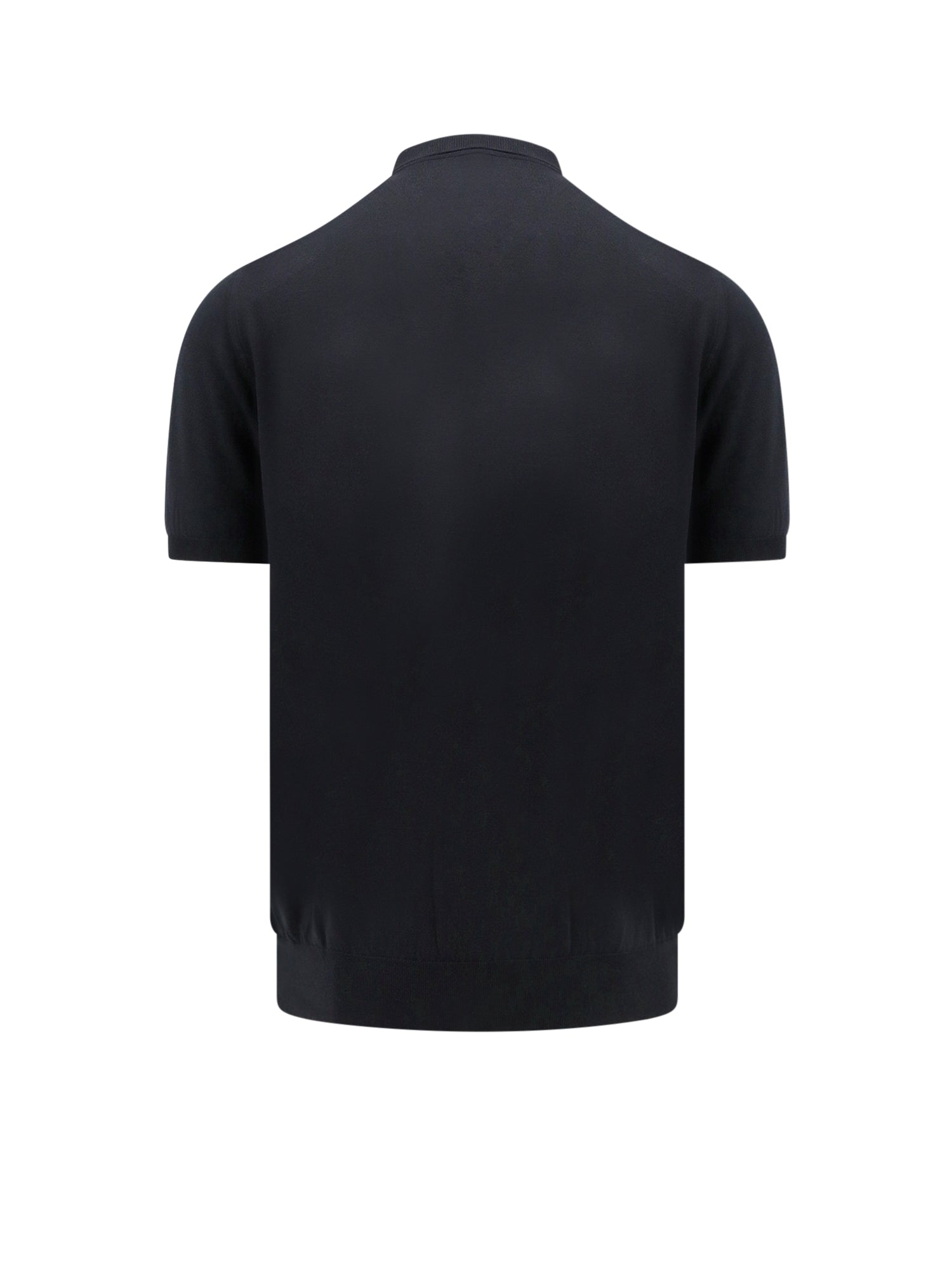 KITON CIRO PAONE T-shirts and Polos Black Cotone