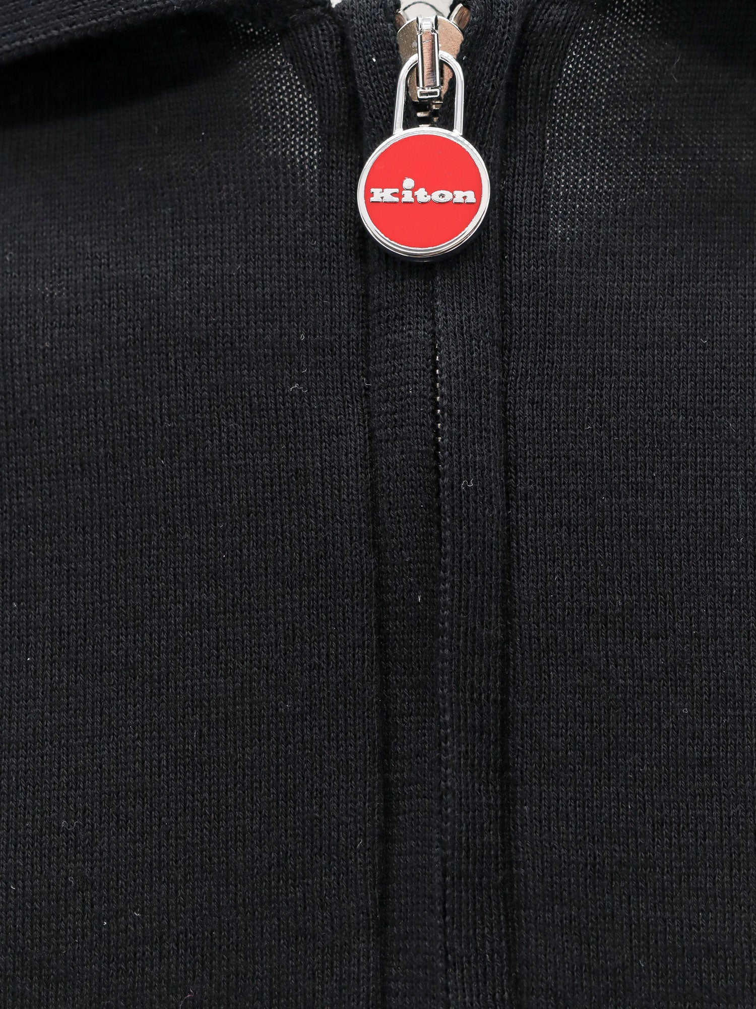 KITON CIRO PAONE T-shirts and Polos Black Cotone