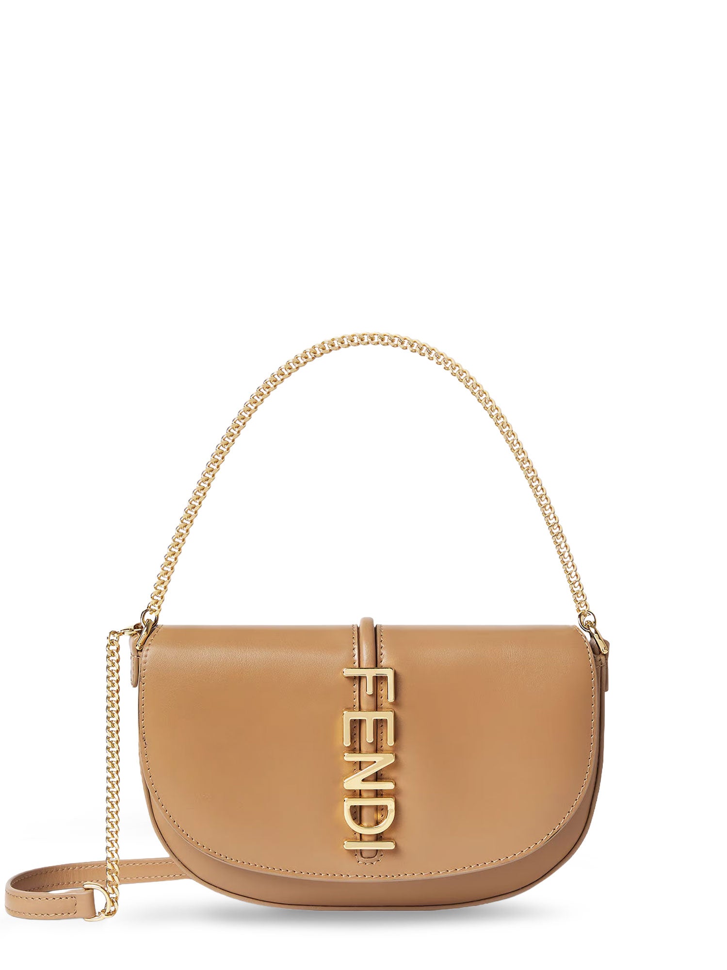 Fendi Bags Cappuccino+os Pelle