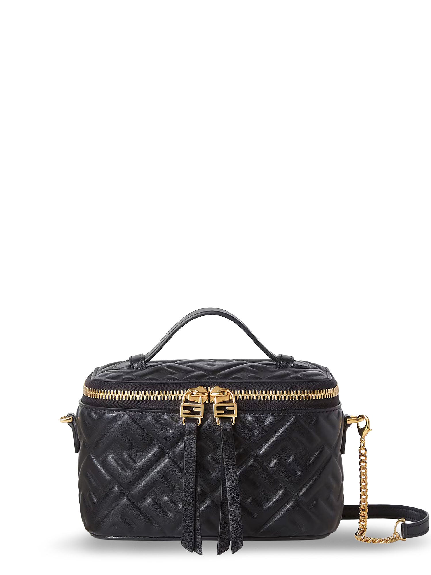 Fendi Bags Nero+oro Soft Pelle