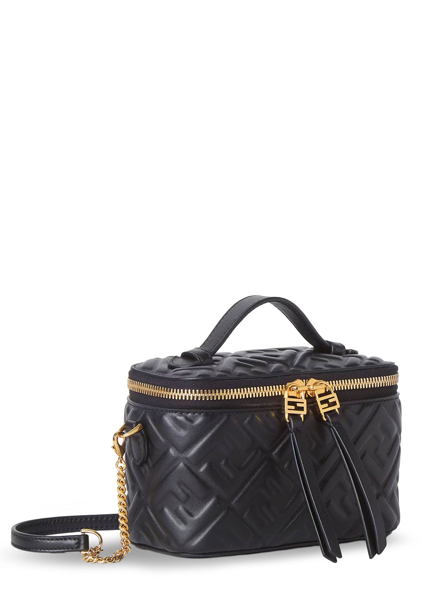 Fendi Bags Nero+oro Soft Pelle